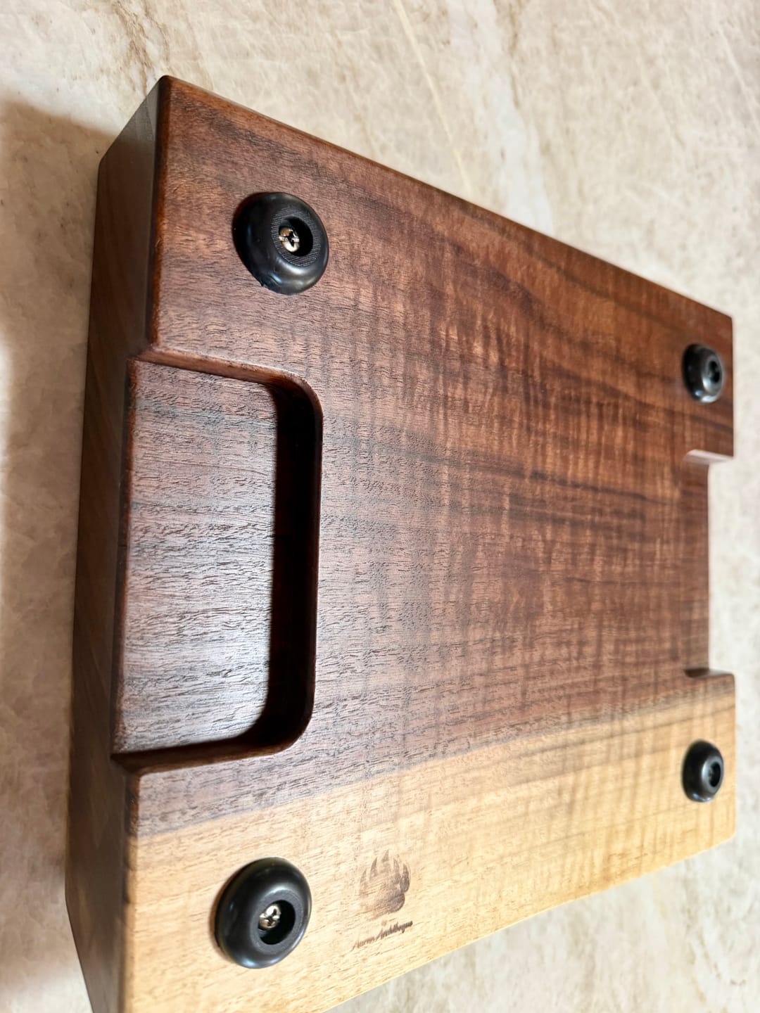 Customer photo review of Cutting Board Corner Feet Drilling Jig
