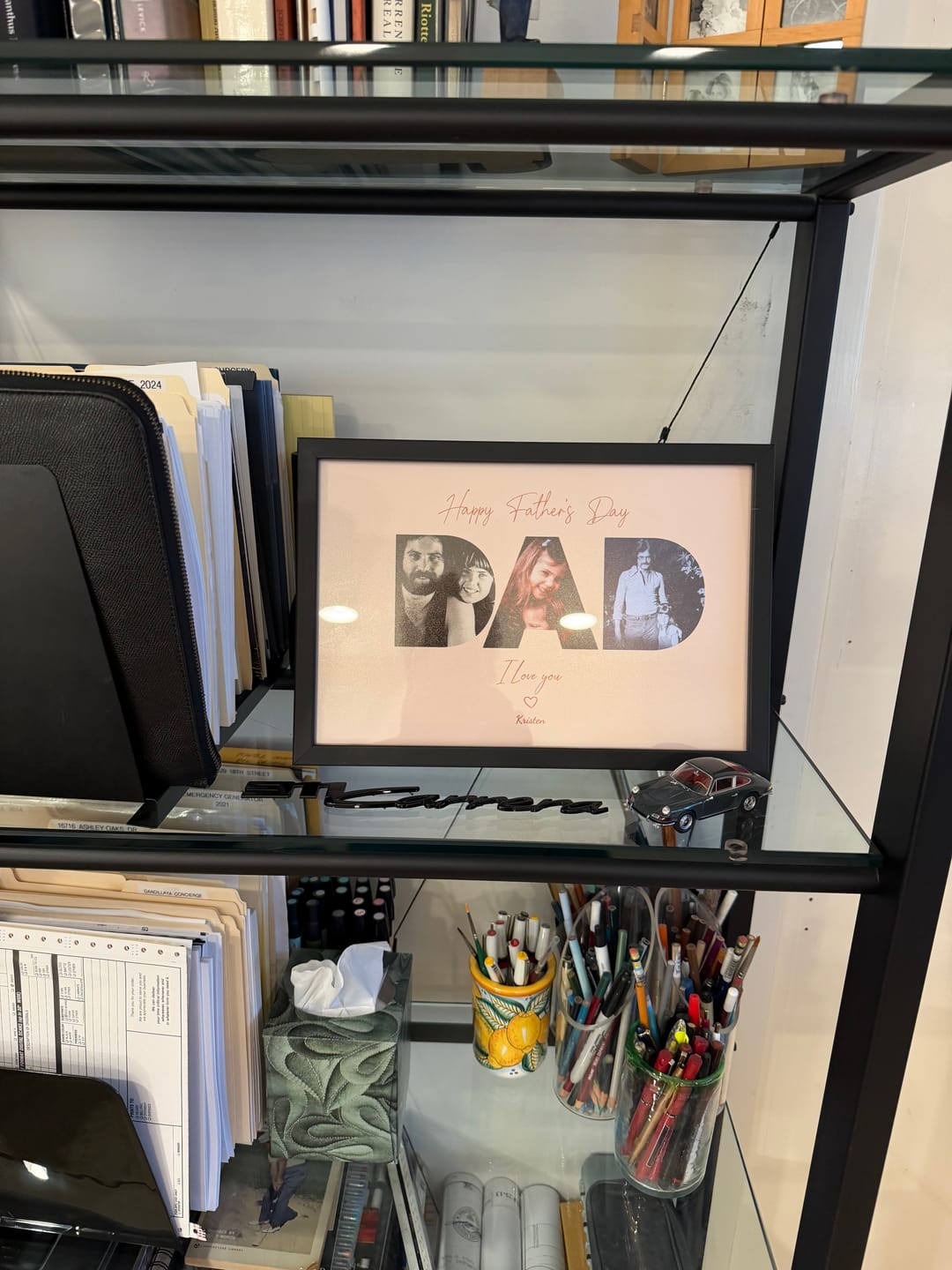 Customer photo review of Happy Dad's Day - Personalized poster