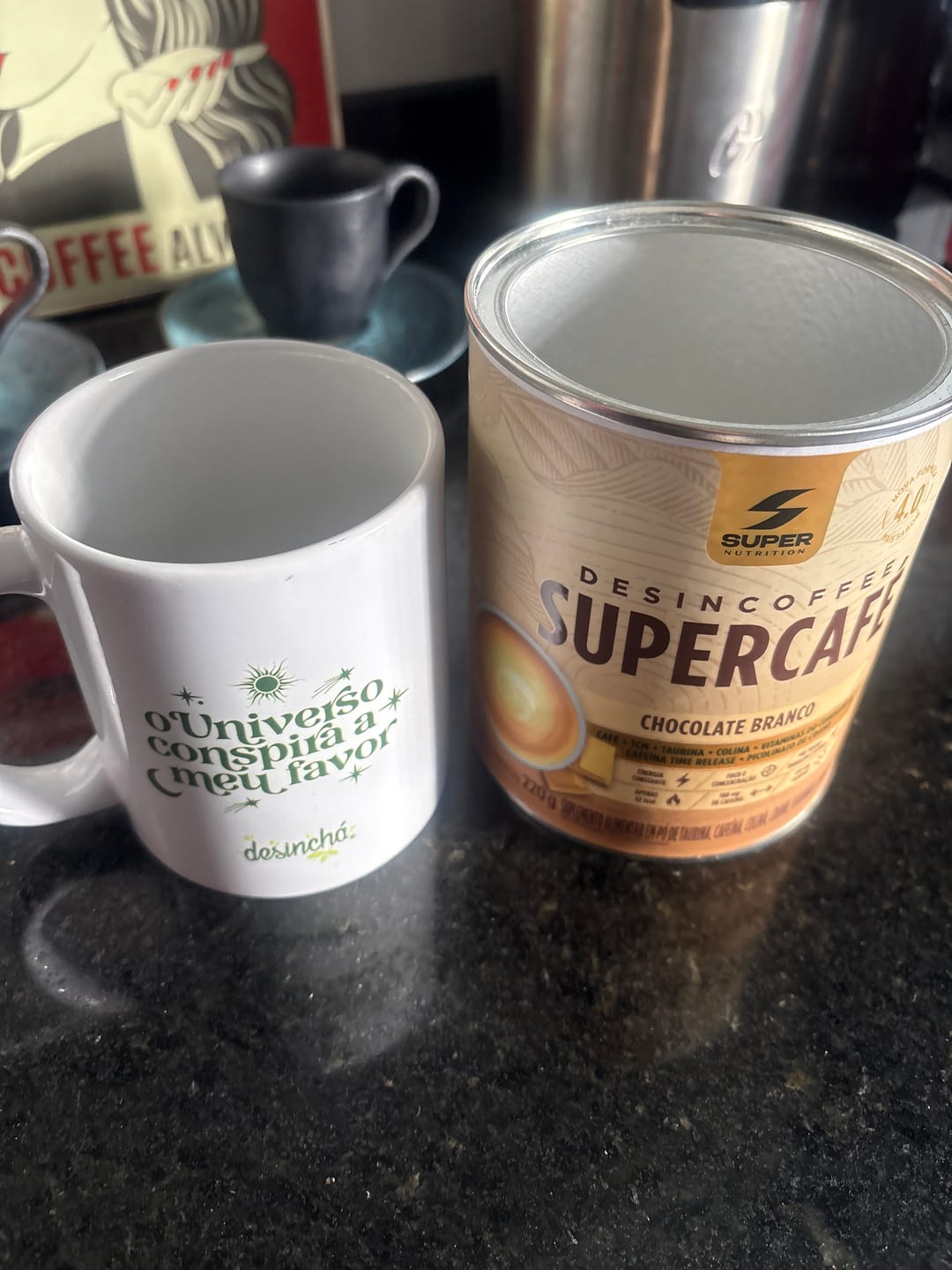 Customer photo review of Supercafé Chocolate Branco
