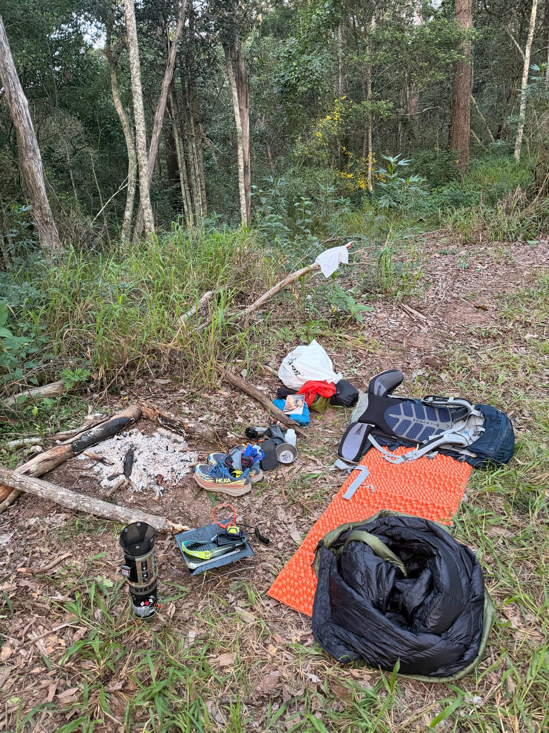 Customer photo review of Ultralight Summer Sleeping Bag