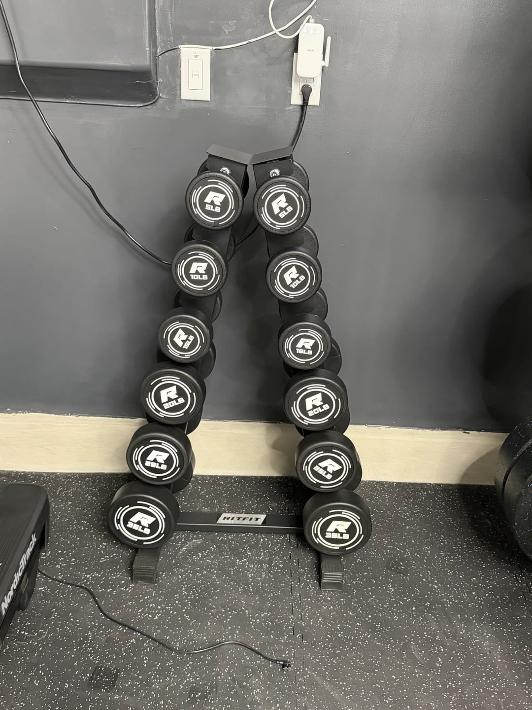 Customer photo review of RitFit PVC-Coated Round Dumbbells in Pairs
