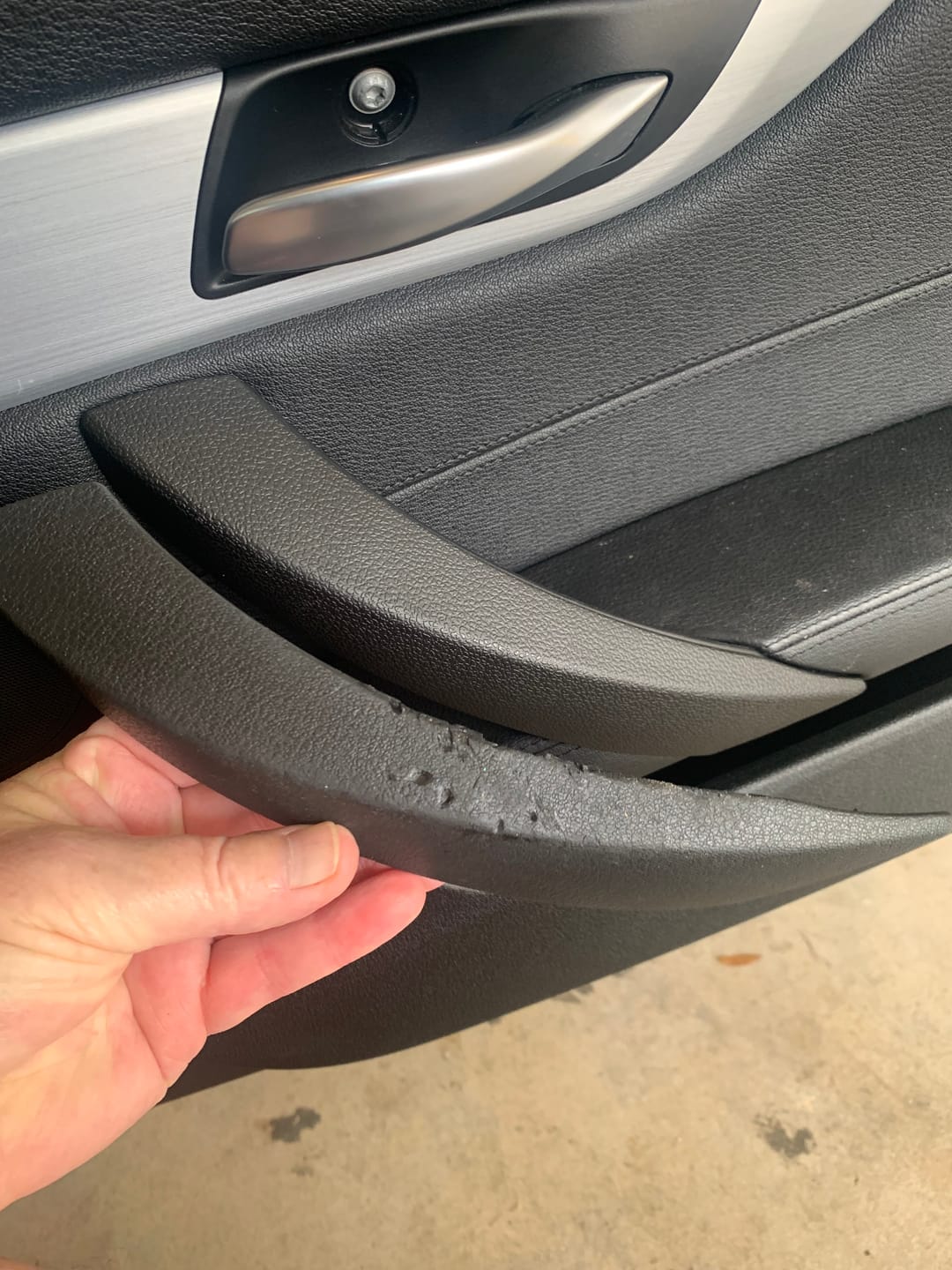 Customer photo review of BMW Z4 E89 (2009-2016) Passenger Door Handle Cover | Permanent Fix for Sticky, Melting Handles | SPCRSO