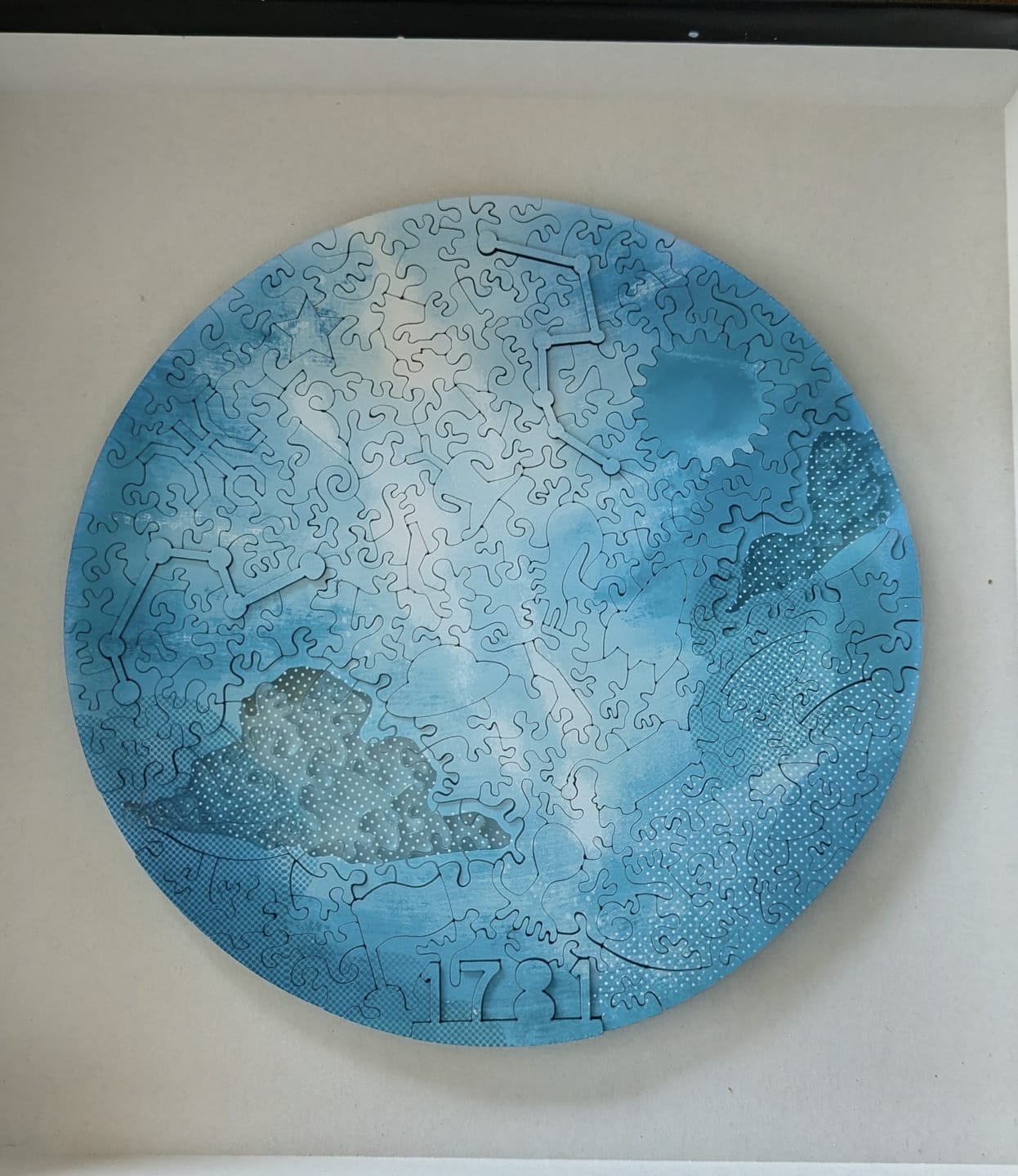 Customer photo review of 【６月入庫分予約】宇宙の破片 URANUS 天王星と専用フレームセット