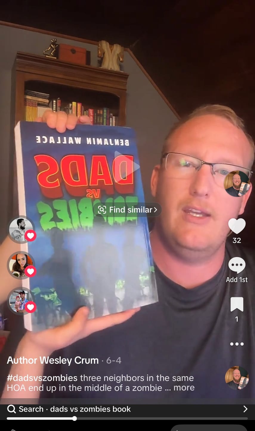 Customer photo review of The Complete Dads vs. Series (Signed Paperbacks)
