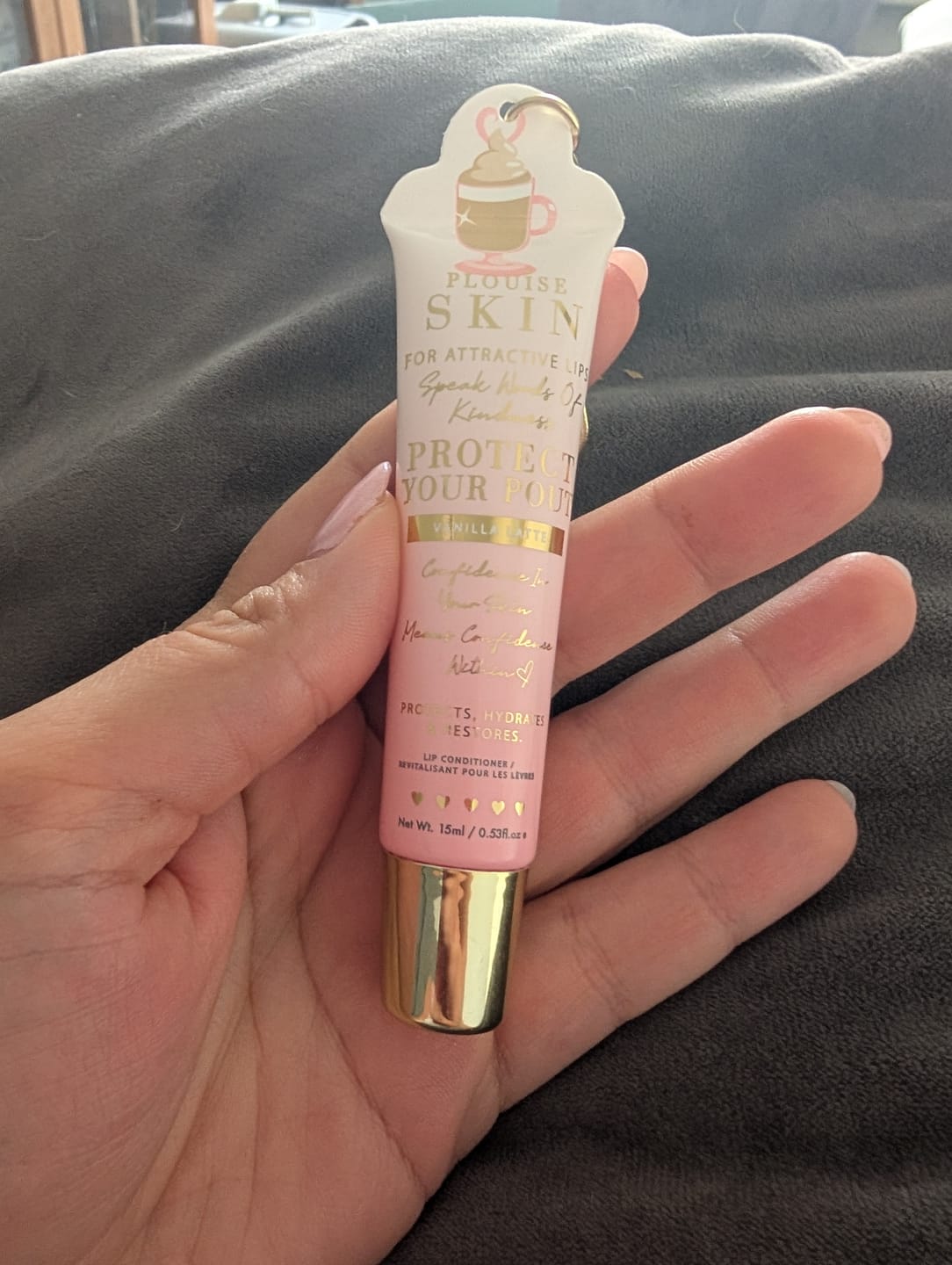 Vásárlói fotóértékelés a Protect Your Pout kulcstartó ajakápolóról