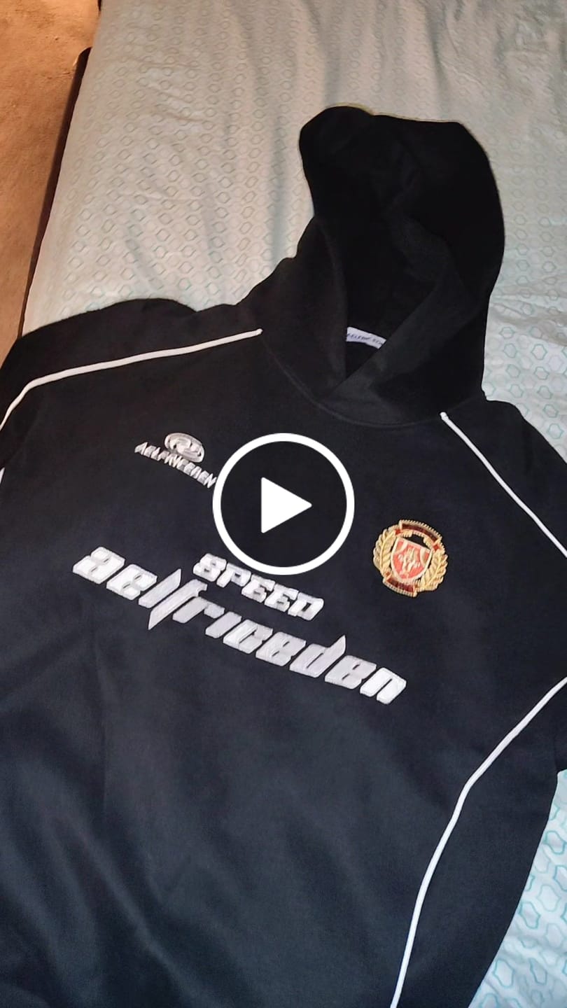 Customer video review of Aelfric Eden Oversized Applique 77 Pullover Hoodie