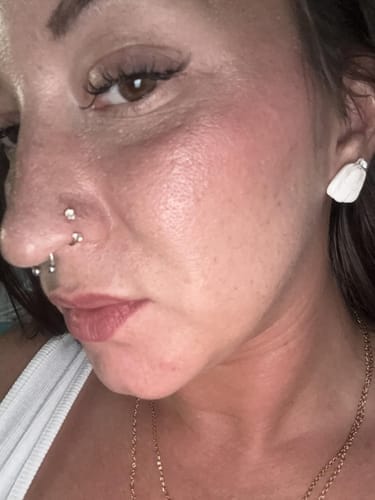Customer photo review of HerCharm Nose Ring