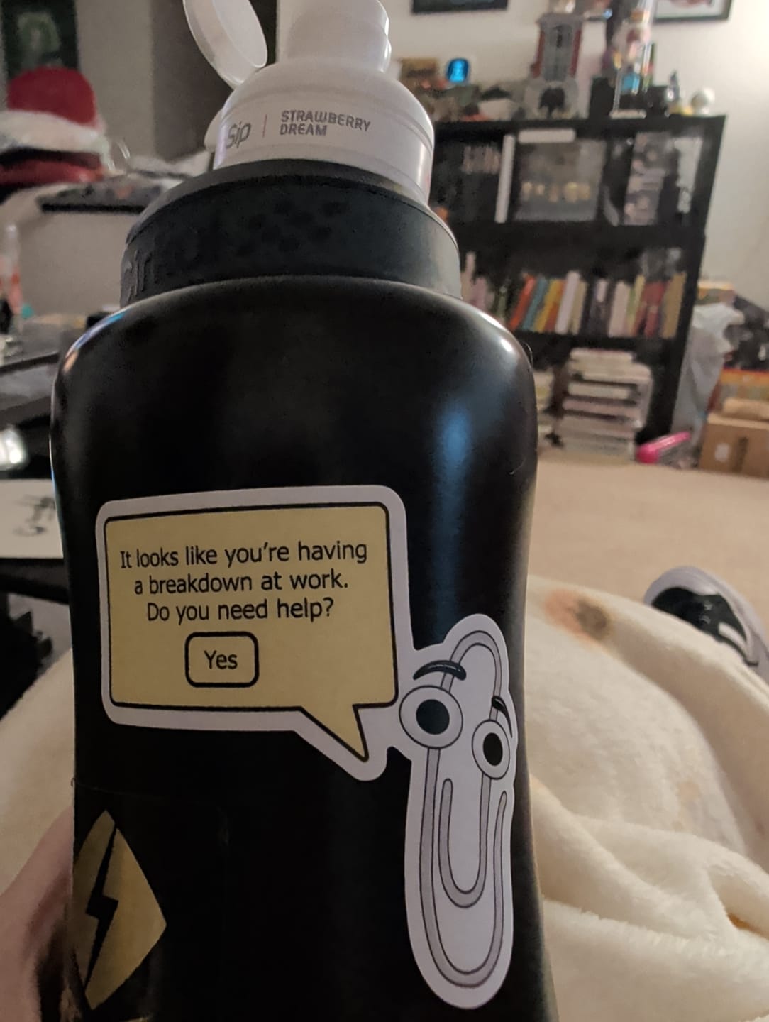 Customer photo review of It Looks Like You're Having A Breakdown At Work Sticker