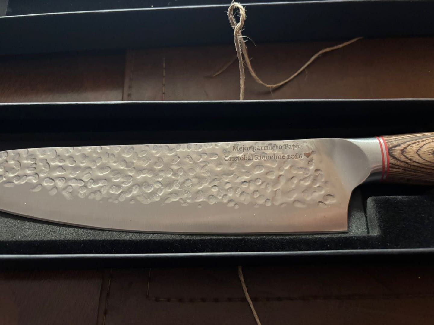 Customer photo review of Cuchillo Parrillero de Acero Inoxidable 33cm "Huemul"