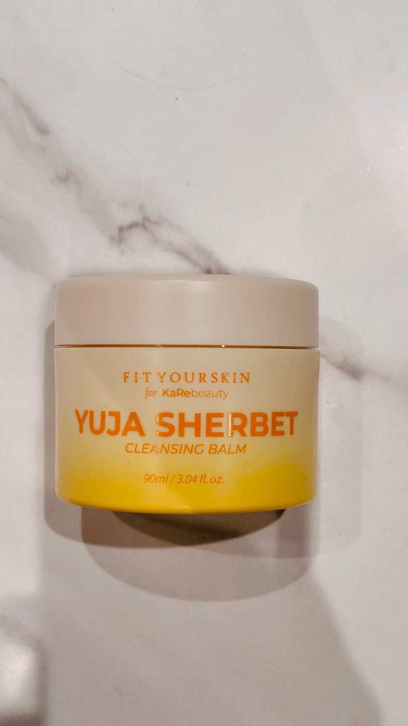 Customer photo review of FitYourSkinxKaRebeauty Yuja Sherbet Cleansing Balm (90ml) - Oljerens