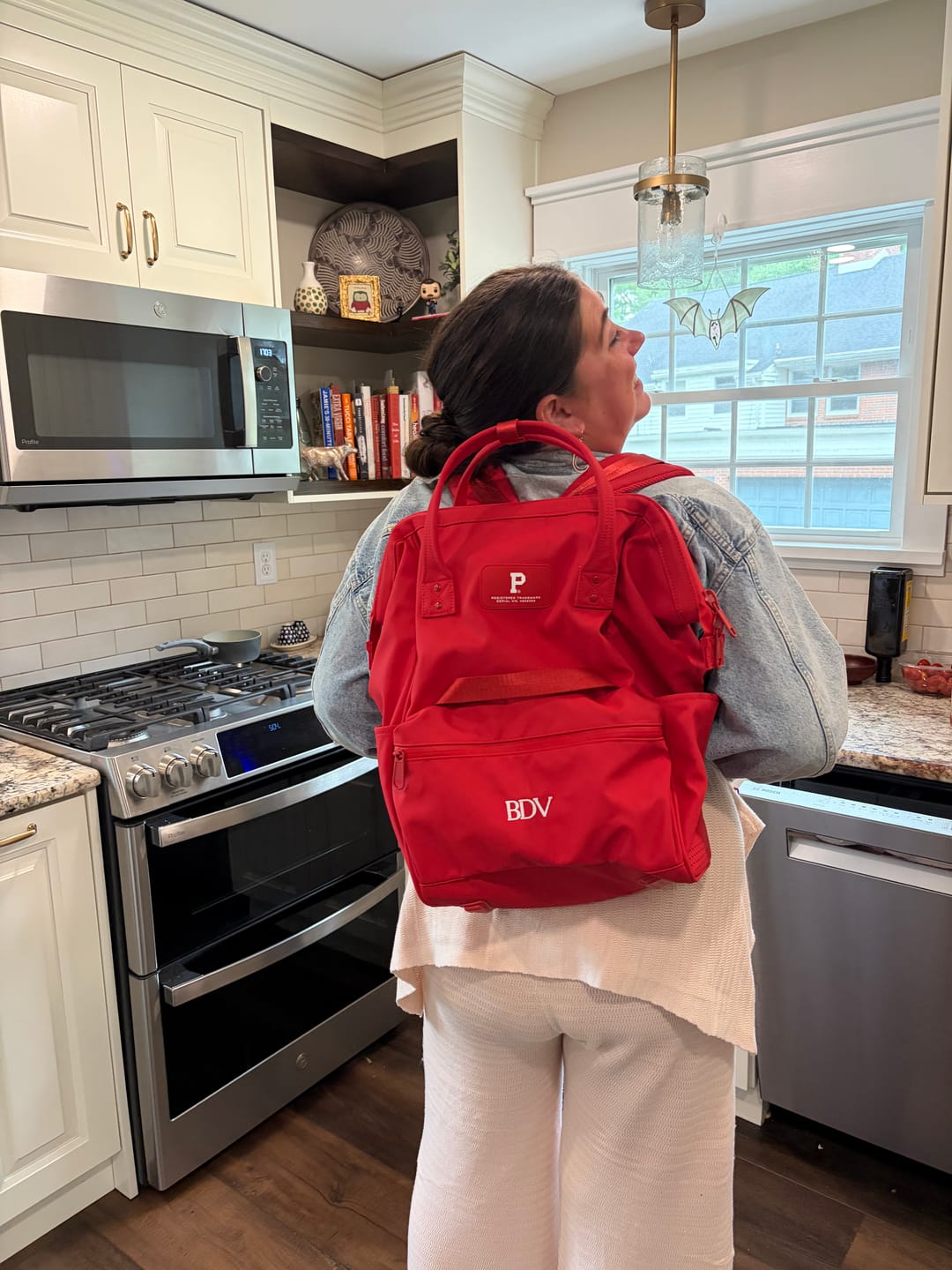 Customer photo review of Personalized Cascade Backpack - Standard