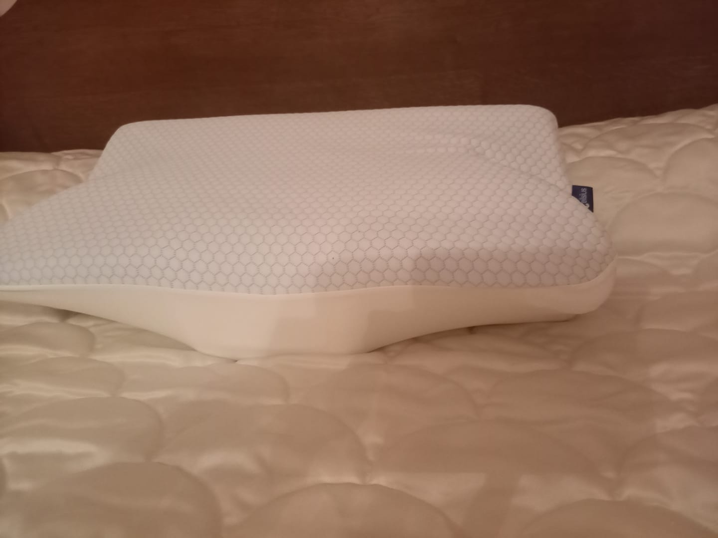 Customer photo review of Taie d'oreiller fraîche et pratique (système drap housse) - Pose rapide, nuits fraîches