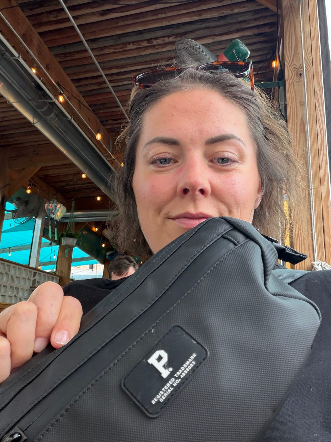 Customer photo review of Cascade Crossbody Bag
