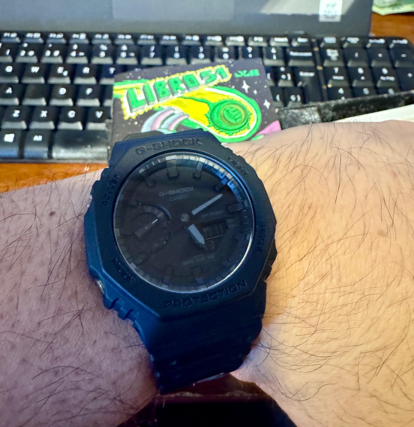 Customer photo review of Reloj Casio G-Shock Royal Oak "Casioak" GA-2100-1A1 Carbon Core Negro