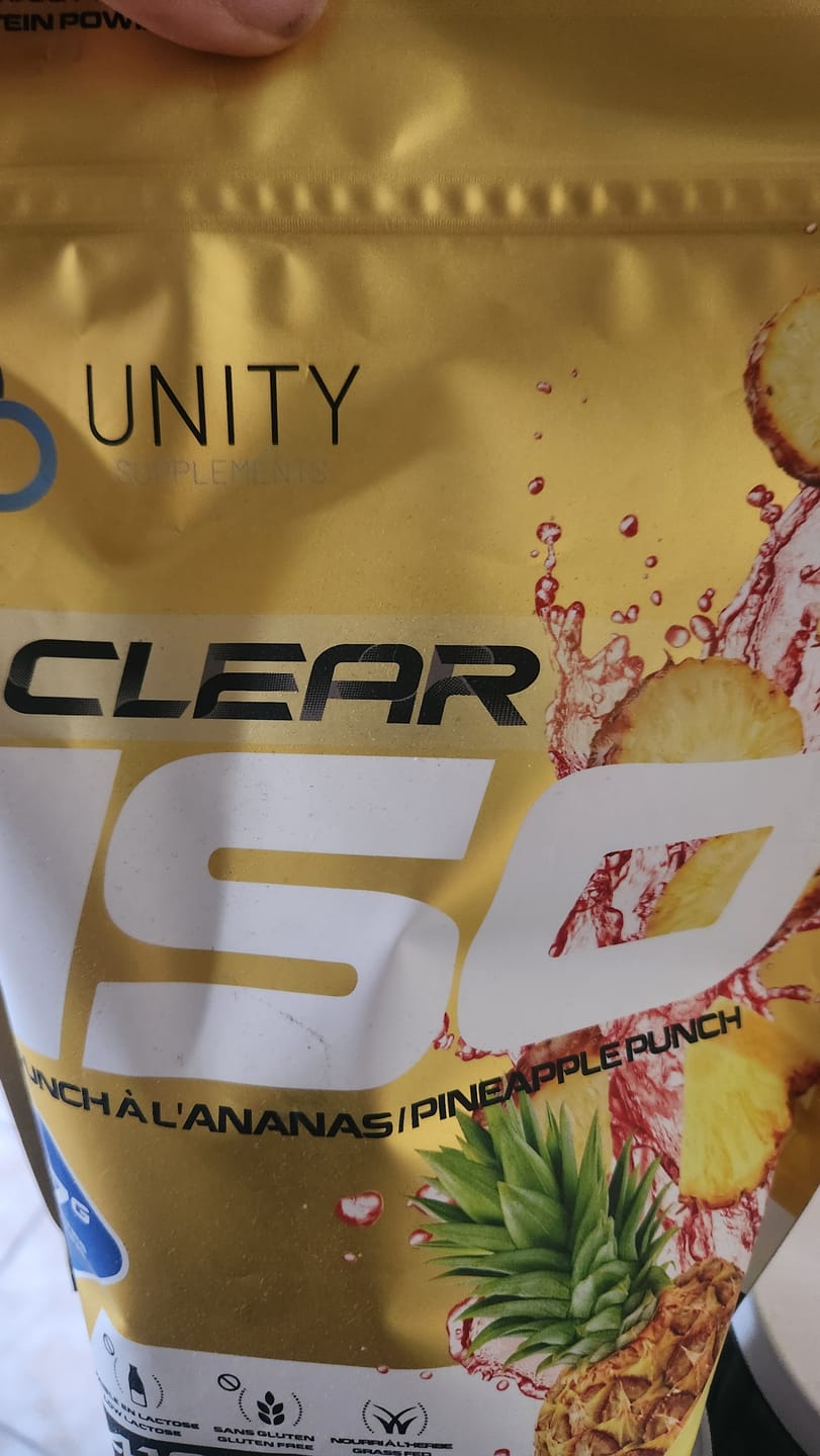Customer photo review of Unity Supplement - Clear ISO - 410g