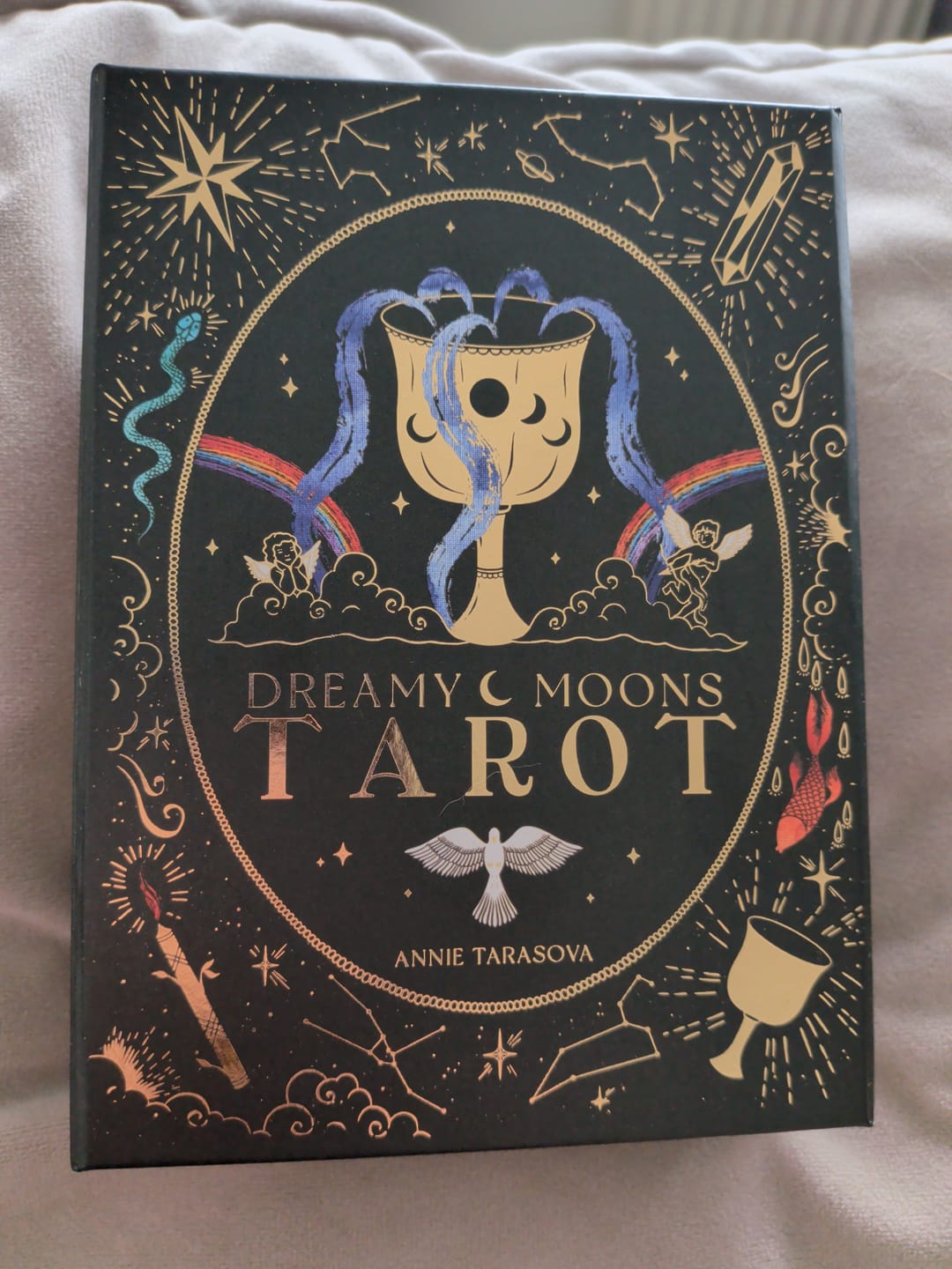 Customer photo review of Dreamy Moons Tarot