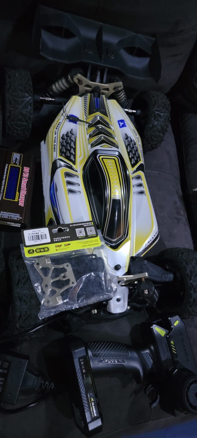 Customer photo review of Aluminum Front Triangle Frame Brace Set for DSK Buggy