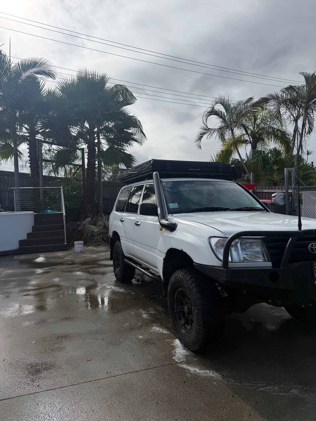 Customer photo review of Stainless Snorkel to suit Drivers Side Toyota 100/105 Series Landcruiser