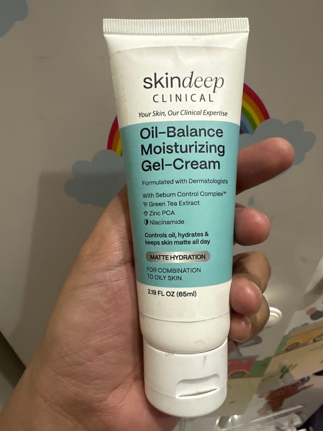 Customer photo review of Oil-Balance Moisturizing Gel-Cream