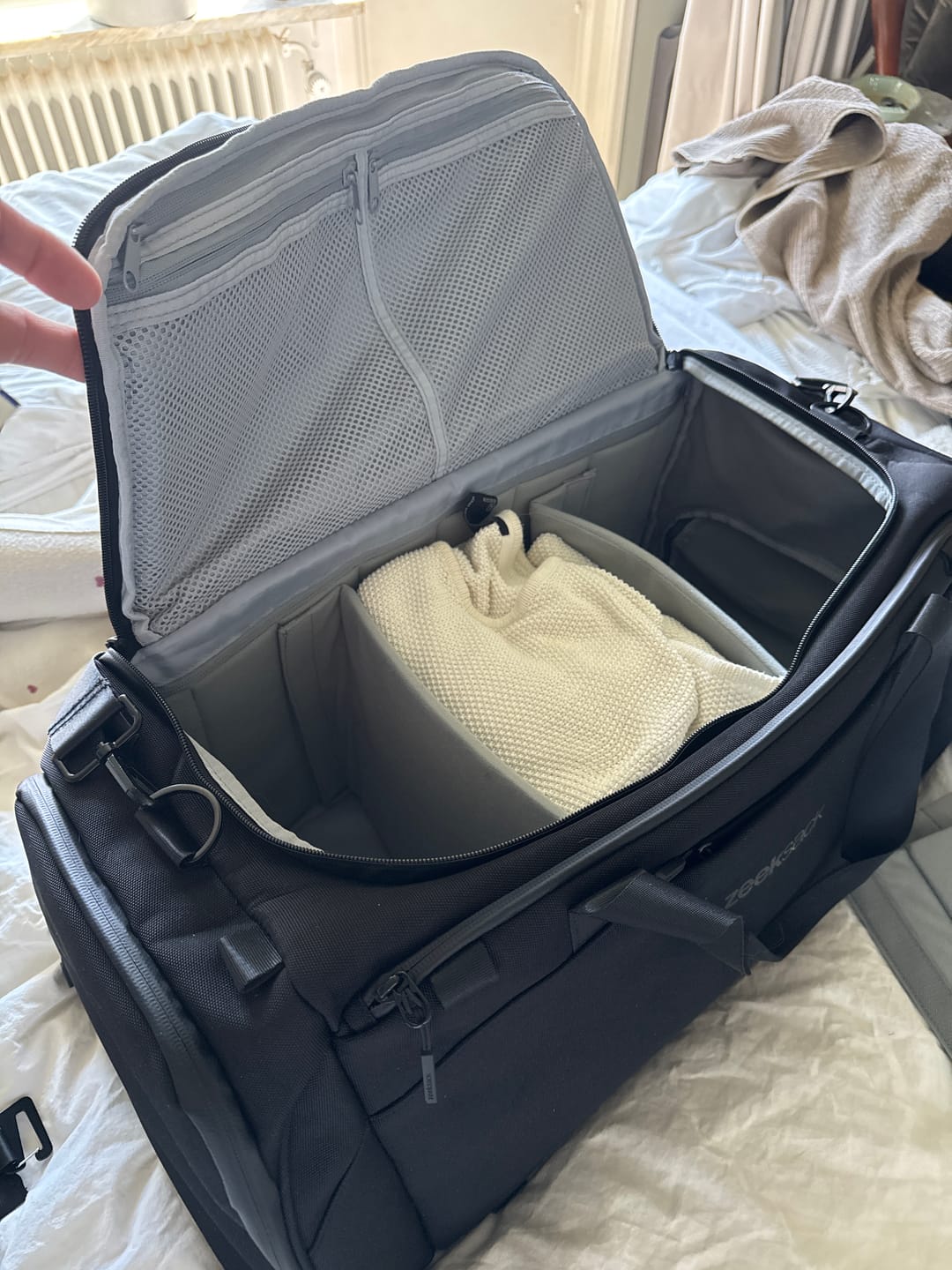 Customer photo review of The Weekender 50L