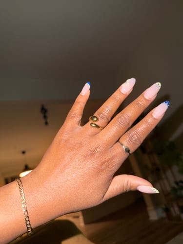 Customer photo review of Double Dome Ring - Gold