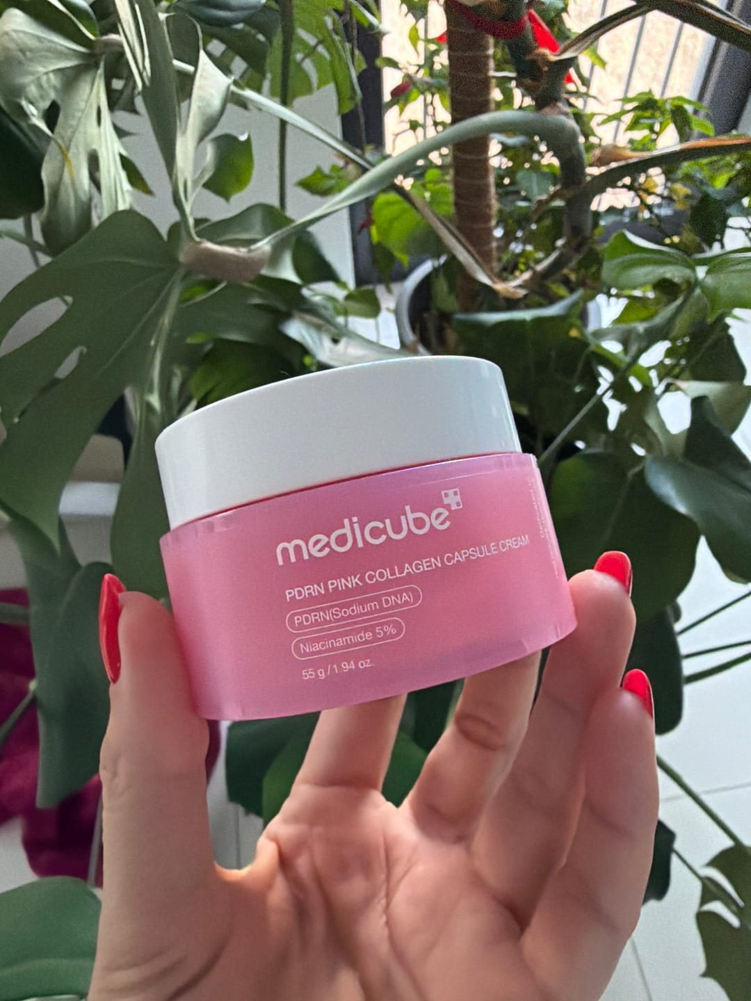 Customer photo review of Kapsulu liftinga krēms ādas tvirtumam Medicube PDRN Pink Collagen Capsule Cream