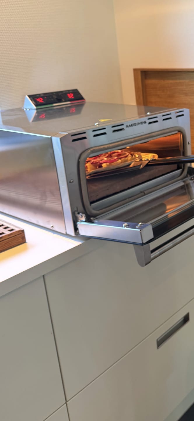 Customer photo review of Macte Ovens Voyager TWIN ADVANCED | Forno pizza elettrico
