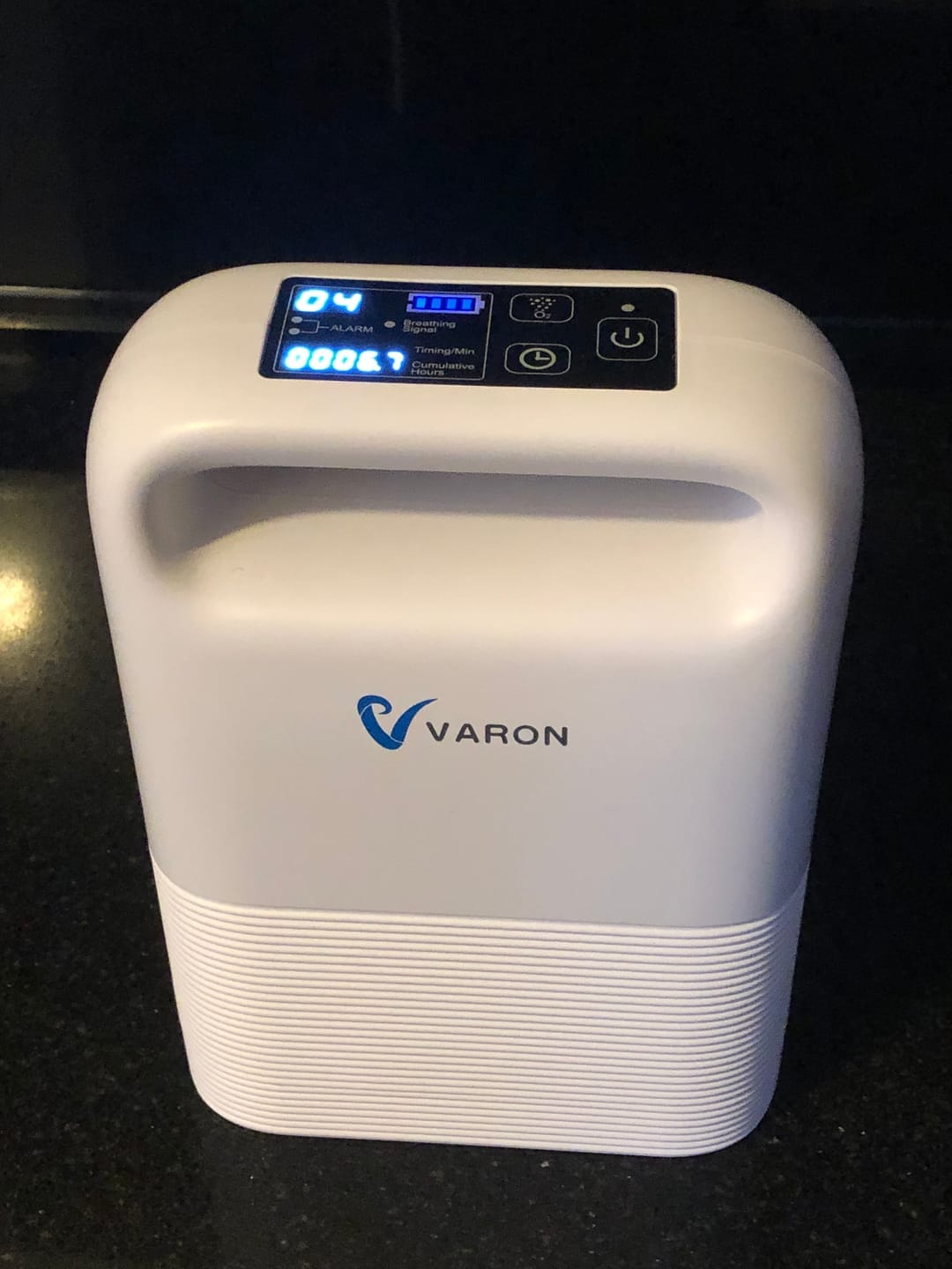 Customer photo review of VARON 5L Pulse Flow Portable Oxygen Concentrator VP-2