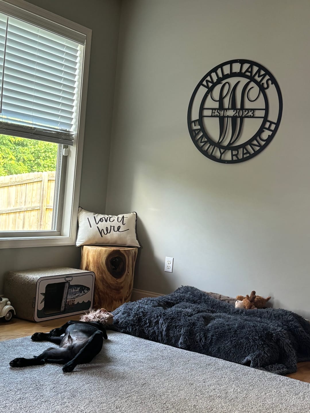 Customer photo review of Elaborate Name - Steel Sign