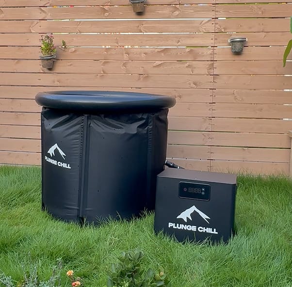Customer photo review of Cold Plunge Tub with Chiller