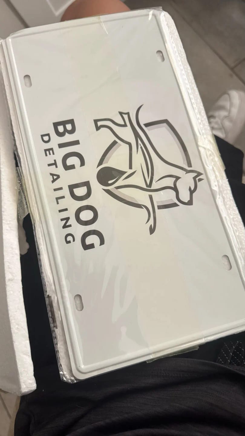Customer photo review of Elaborate Name - Steel Sign