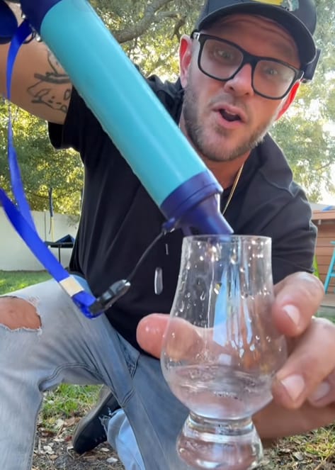 Customer photo review of NestGuard™ Emergency Water Filter Straw