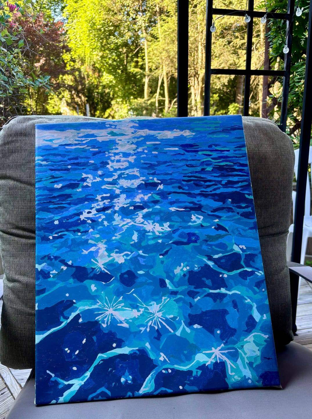 Customer photo review of Open Water | Paint by Number