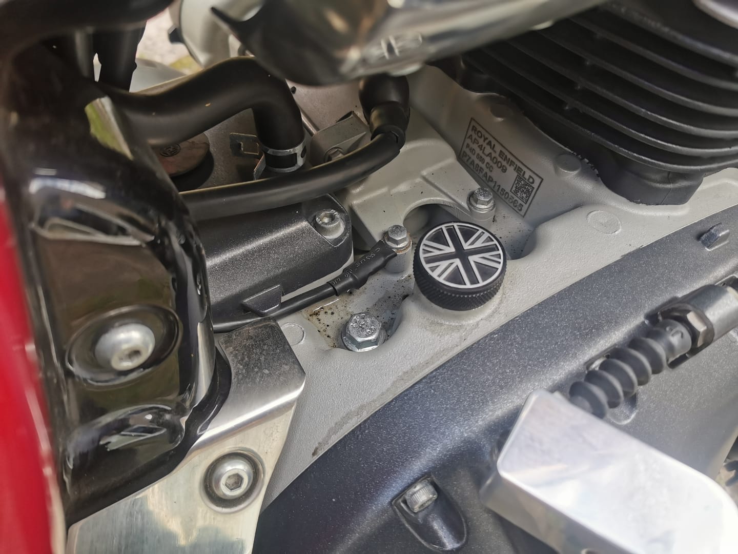 Customer photo review of engine oil filler cap