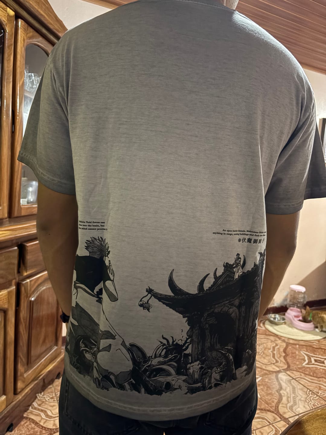 Customer photo review of Camisa Gojo vs Sukuna LIMITADA - Jujutsu Kaisen