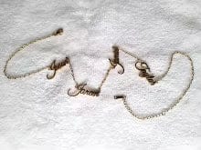 Customer photo review of Custom Multiple Name Necklace