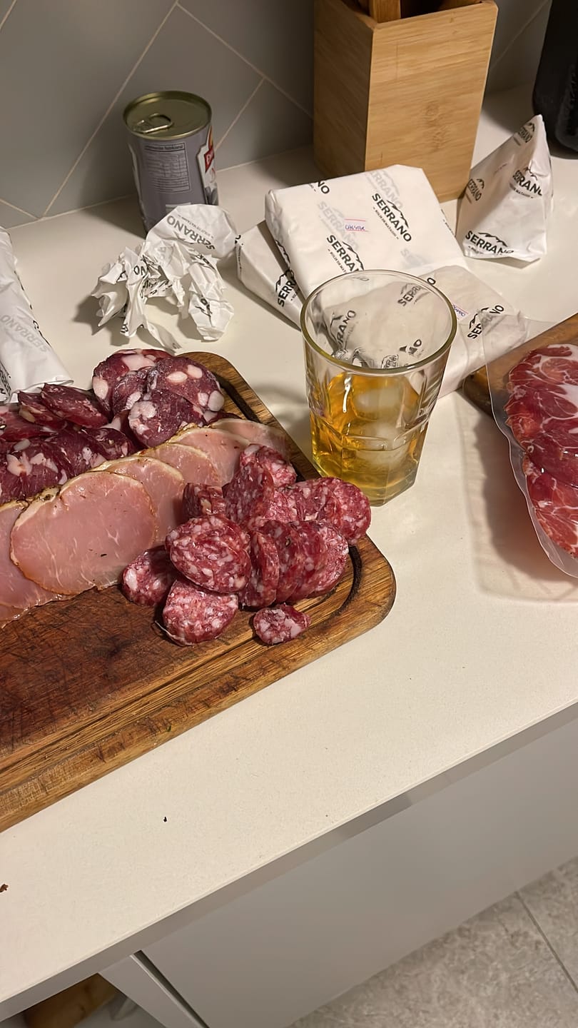 Customer photo review of Chorizo Seco, artesanal, con tocino