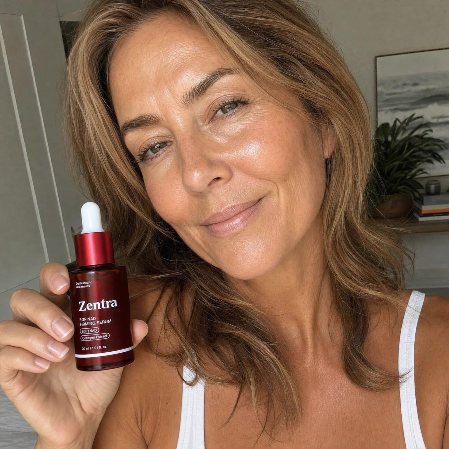 Customer photo review of Zentra EGF Skin Lifting Serum