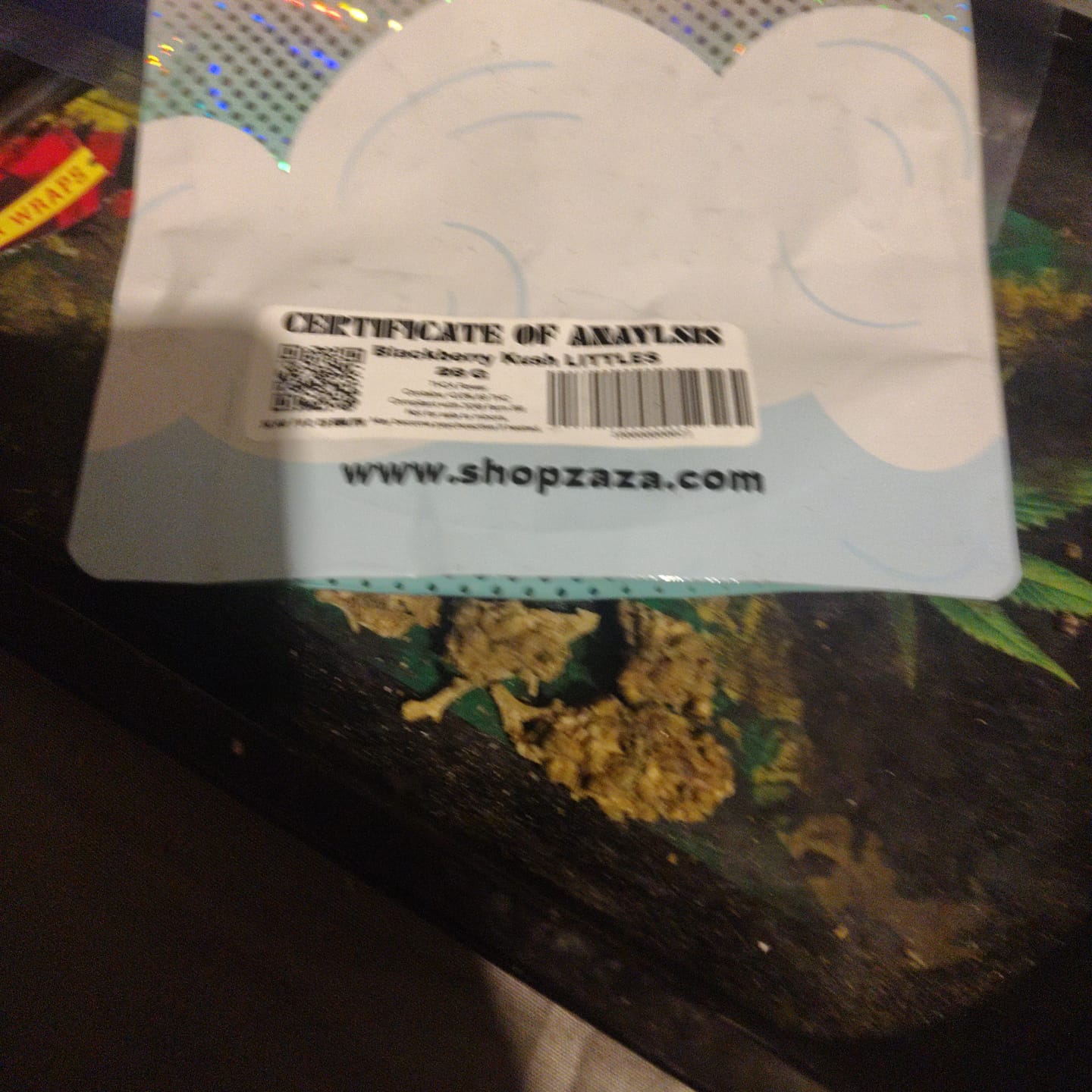Customer photo review of Blackberry Kush - 28 Grams Littles - Indica