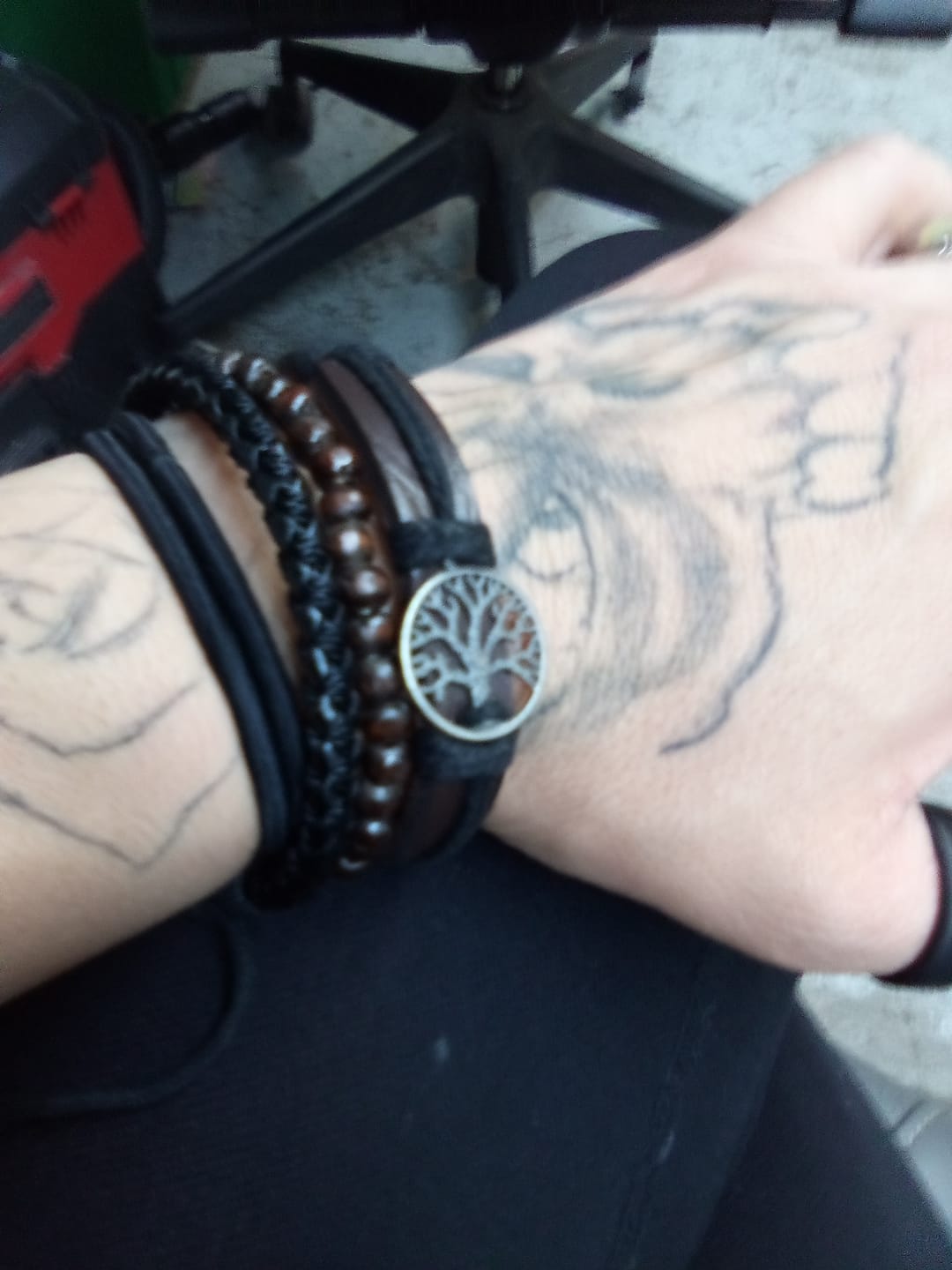 Customer photo review of Yggdrasil - The World Tree Bracelet