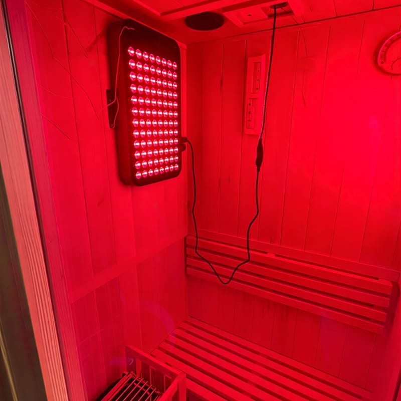 Customer photo review of SP96 Red Light Therapy Sauna Panel with 1060nm