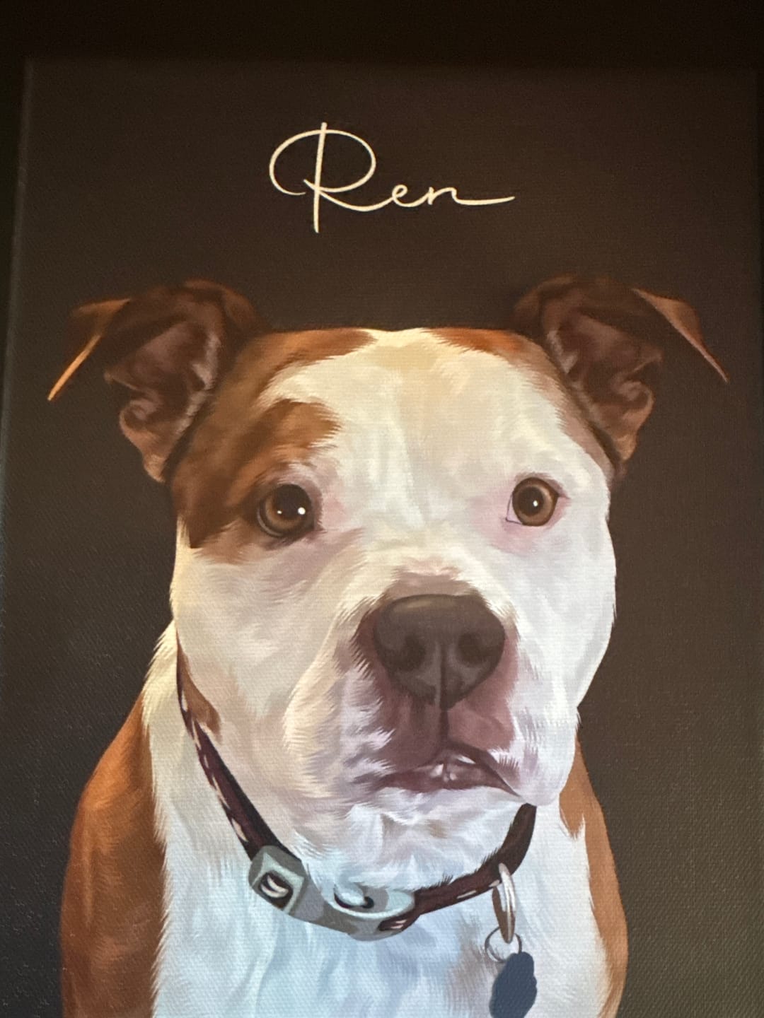 Customer photo review of Pet Art Canvas Wrap