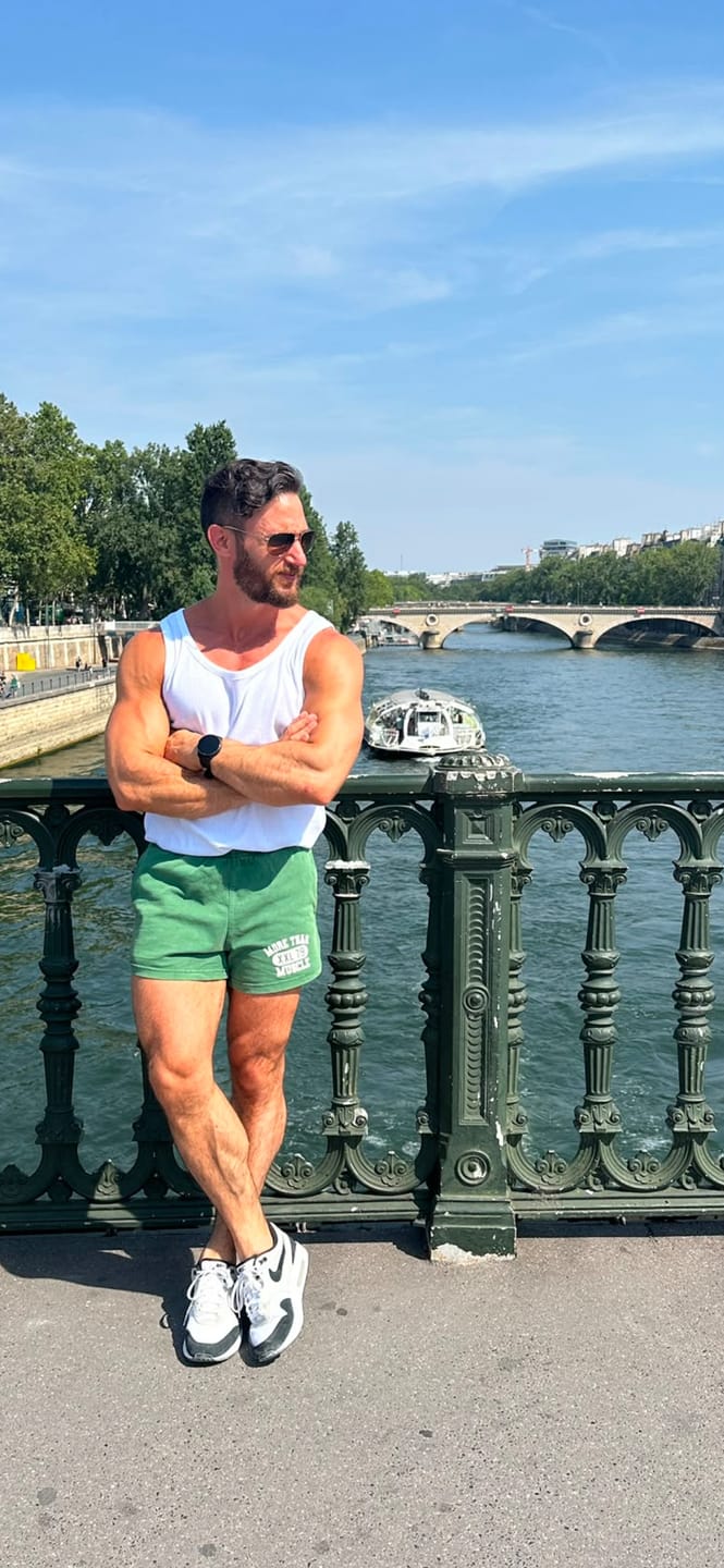 Customer photo review of New Cotton Gym Shorts - Green