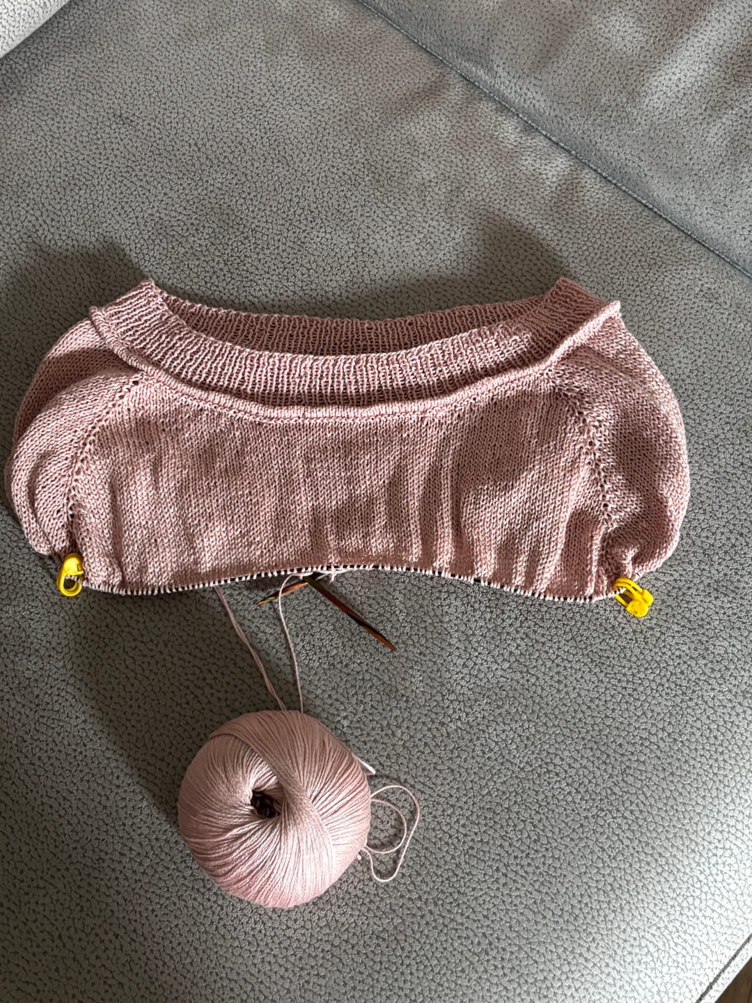 Customer photo review of Strickanleitung - Neptun Tee