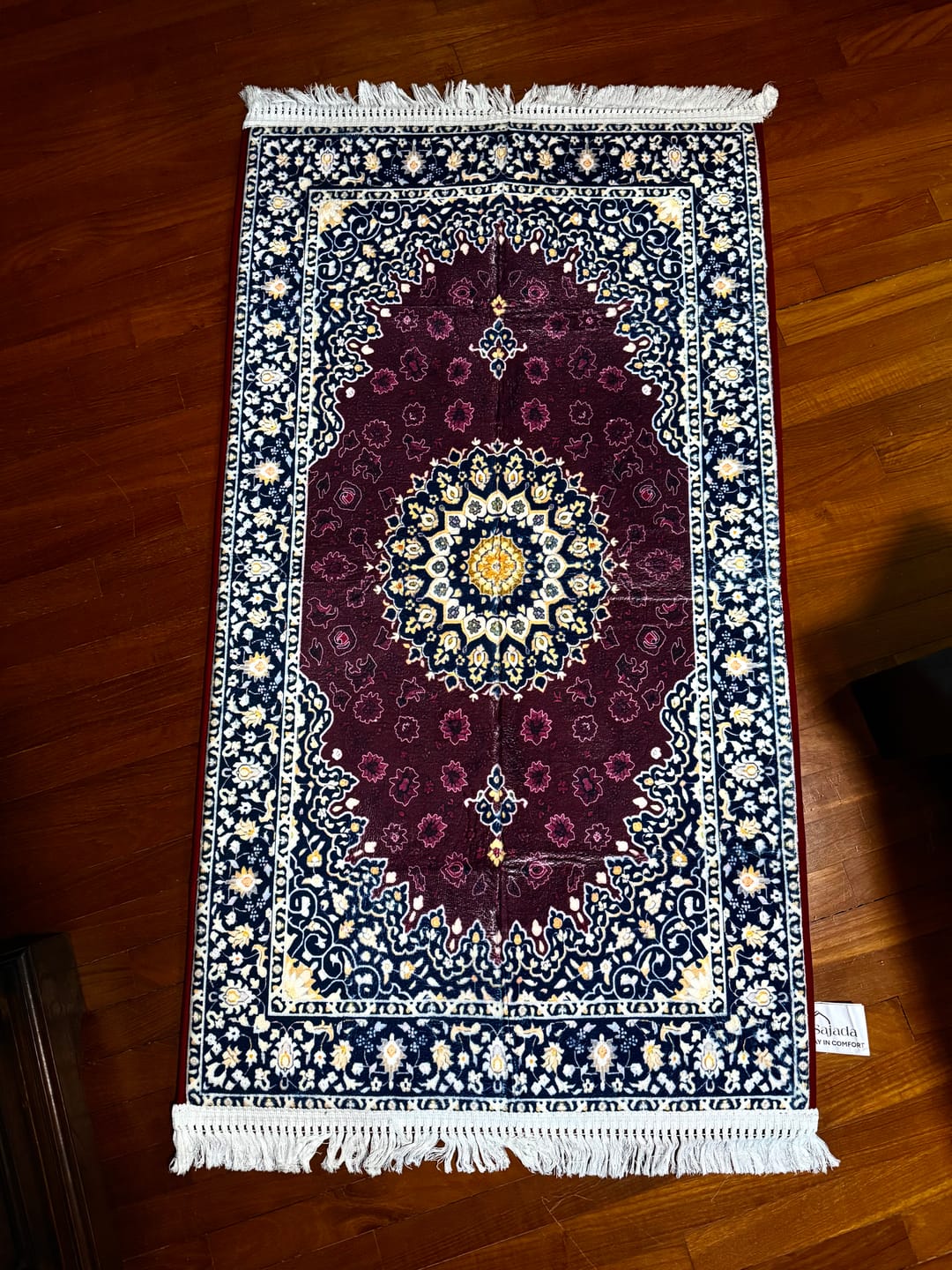 Customer photo review of Moroccan Padded Prayer Mat