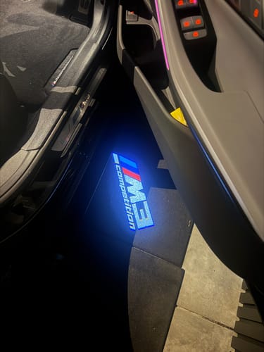 Customer photo review of BMW G SERIES DOOR LIGHTS