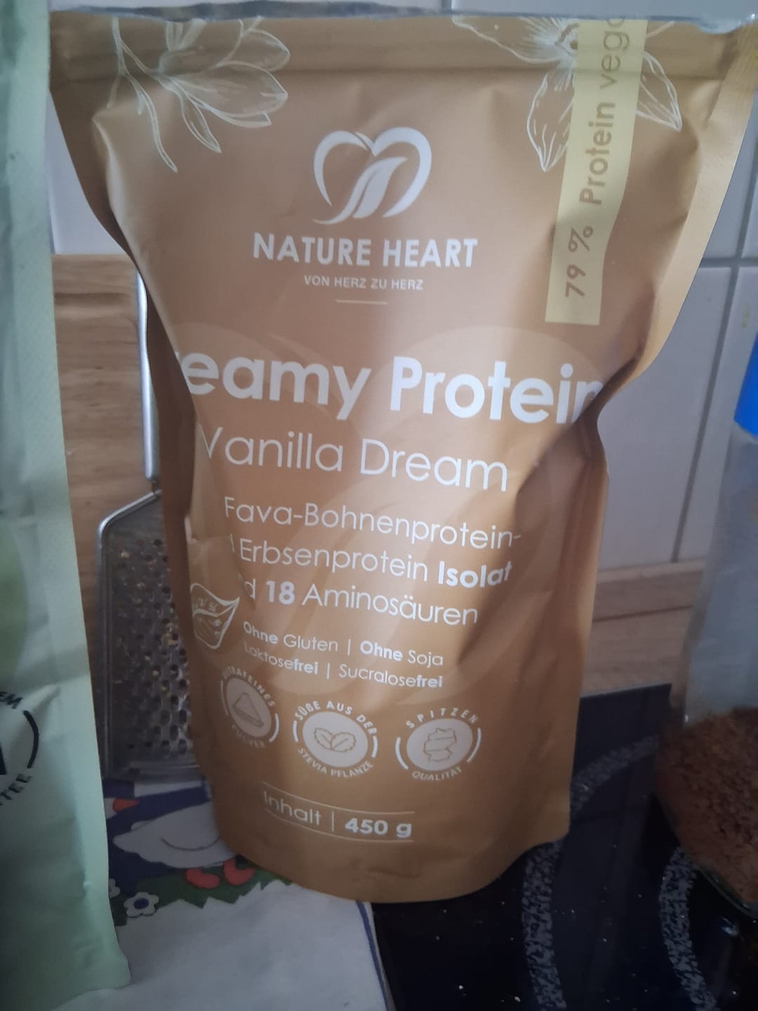 Customer photo review of Creamy Protein Vanilla Dream
