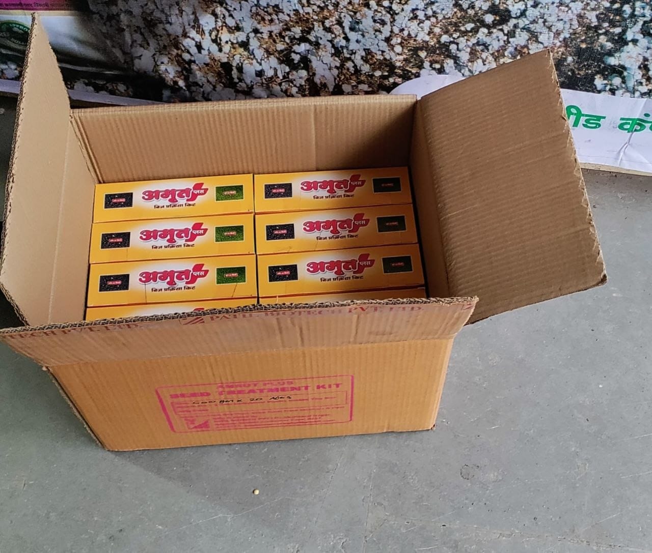 Customer photo review of Amrut Plus Seed Treatment Kit