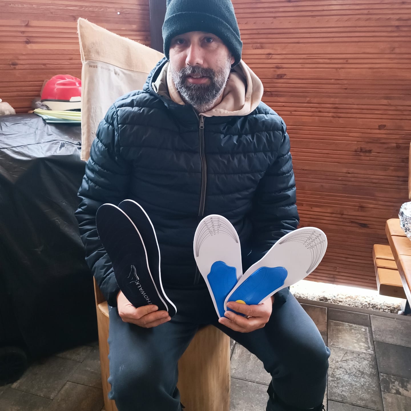 Customer photo review of OrthoWalk Premium Orthopedic Insoles