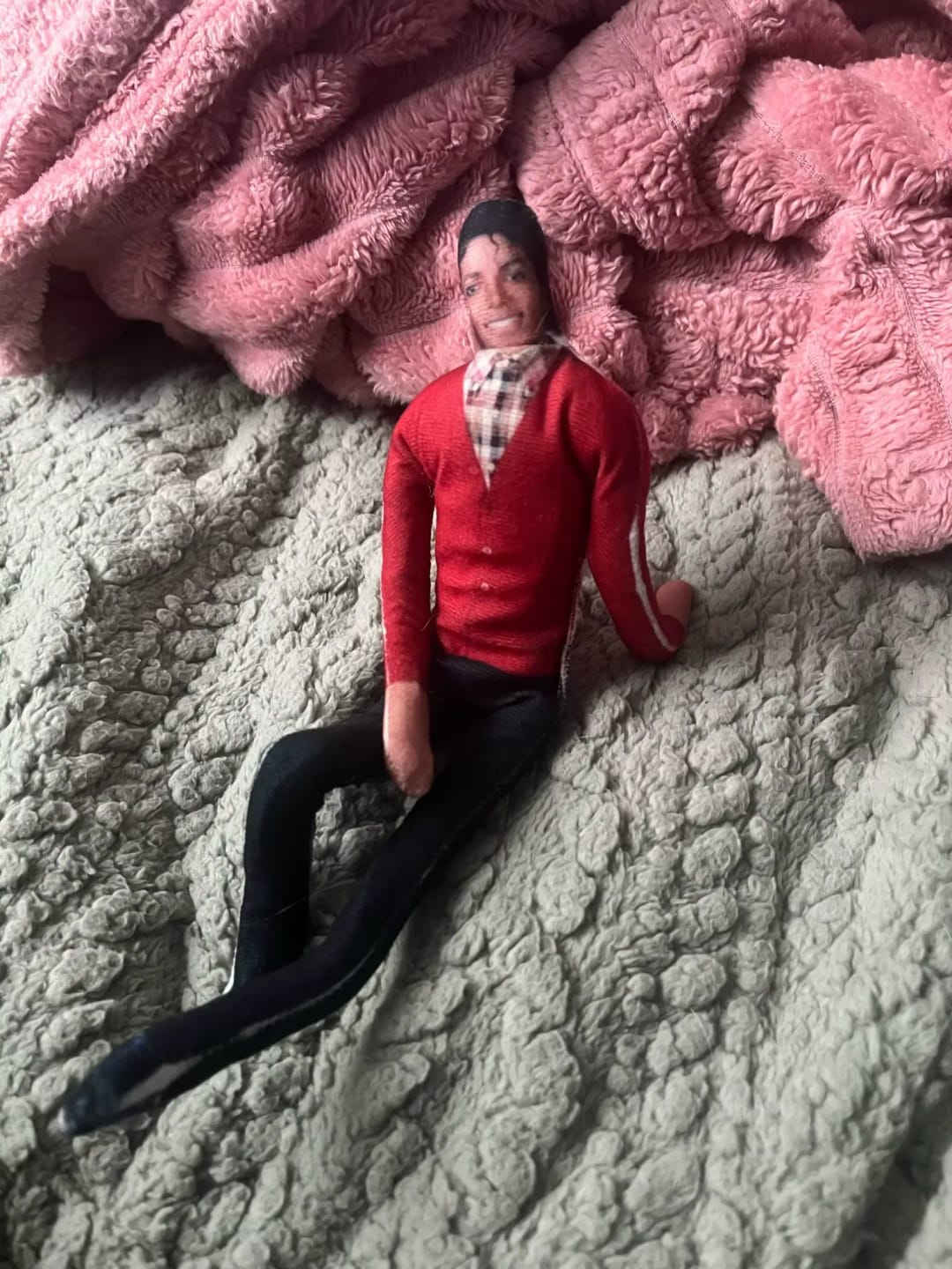 Customer photo review of Michael Jackson Funny Doll Plush